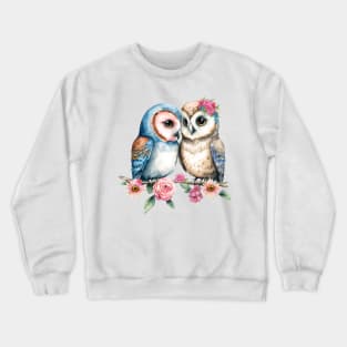 owl Blue Crewneck Sweatshirt